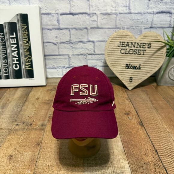 Florida State Seminoles Nike Heritage 86 Dri Fit Hat Strap Maroon Noles - Picture 1 of 10
